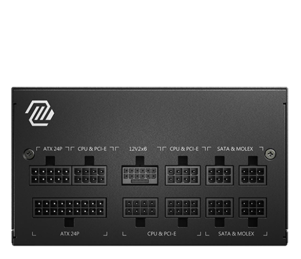 MSI A850GL II 850W 80 Plus Gold ATX 3.1 - 1316276 - zdjęcie 3